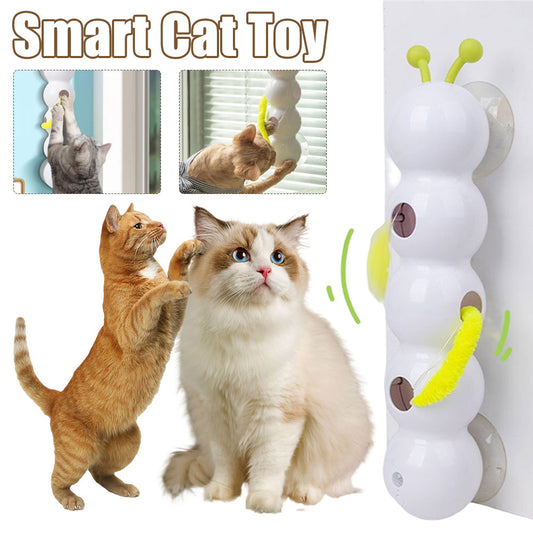 Pupperooz™ Smart Teaser – Rechargeable Motion-Activated Cat Toy